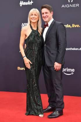 Matthias Steiner mit Ehefrau Inge Steiner bei der 77. Bambi-Verleihung 2025 in den Bavaria Filmstudios. München, 13.11.2025