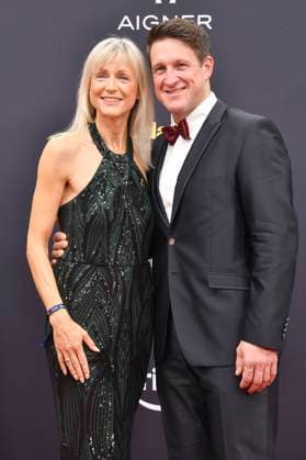 Matthias Steiner mit Ehefrau Inge Steiner bei der 77. Bambi-Verleihung 2025 in den Bavaria Filmstudios. München, 13.11.2025