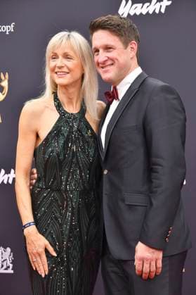 Matthias Steiner mit Ehefrau Inge Steiner bei der 77. Bambi-Verleihung 2025 in den Bavaria Filmstudios. München, 13.11.2025