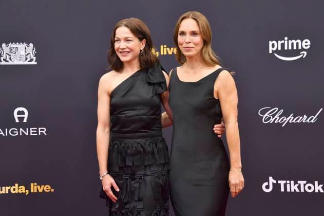 Hannah Herzsprung und Anneke Kim Sarnau bei der 77. Bambi-Verleihung 2025 in den Bavaria Filmstudios. München, 13.11.2025