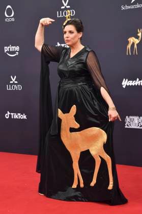 Elena Uhlig bei der 77. Bambi-Verleihung 2025 in den Bavaria Filmstudios. München, 13.11.2025