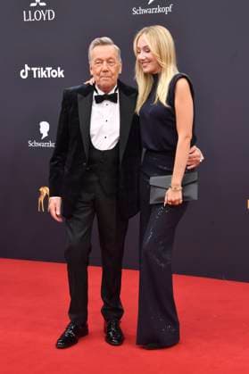Roland Kaiser mit Tochter Annalena Keiler bei der 77. Bambi-Verleihung 2025 in den Bavaria Filmstudios. München, 13.11.2025