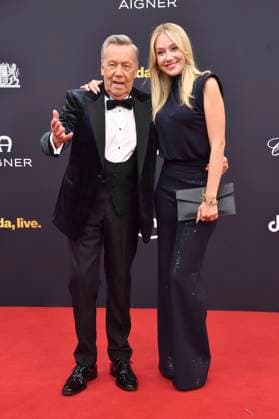 Roland Kaiser mit Tochter Annalena Keiler bei der 77. Bambi-Verleihung 2025 in den Bavaria Filmstudios. München, 13.11.2025