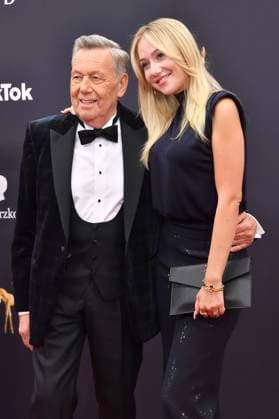Roland Kaiser mit Tochter Annalena Keiler bei der 77. Bambi-Verleihung 2025 in den Bavaria Filmstudios. München, 13.11.2025