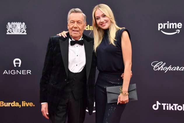 Roland Kaiser mit Tochter Annalena Keiler bei der 77. Bambi-Verleihung 2025 in den Bavaria Filmstudios. München, 13.11.2025