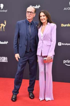 Herbert Knaup mit Ehefrau Christiane Knaup bei der 77. Bambi-Verleihung 2025 in den Bavaria Filmstudios. München, 13.11.2025