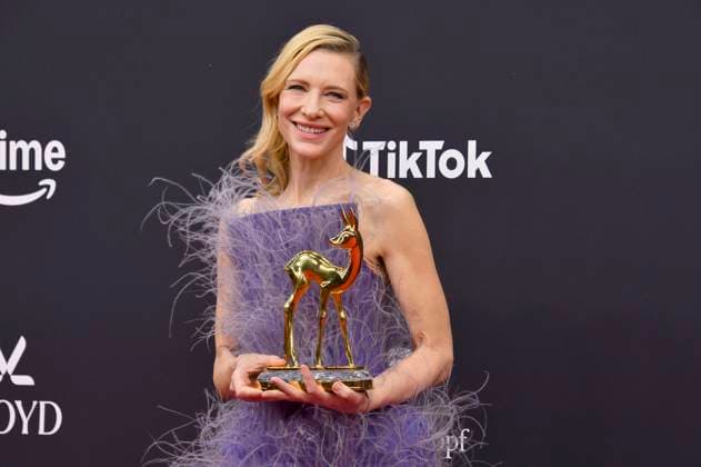 Cate Blanchett bei der 77. Bambi-Verleihung 2025 in den Bavaria Filmstudios. München, 13.11.2025