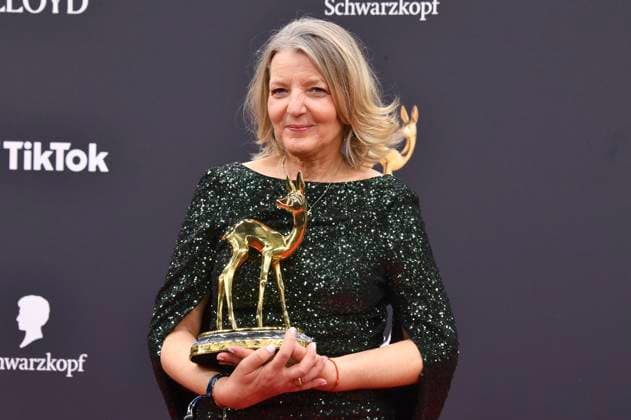 Michaela Schubert bei der 77. Bambi-Verleihung 2025 in den Bavaria Filmstudios. München, 13.11.2025