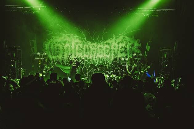 Gatecreeper live in Copenhagen, Denmark Copenhagen, Denmark. 13th, November 2025. The American death metal band Gatecreeper performs a live concert at Poolen in Copenhagen. Denmark, Copenhagen  Copyright: xGonzalesxPhoto NikolajxBransholmx