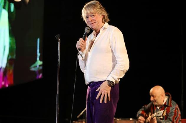 Helge Schneider live bei einem Konzert seiner Ein Mann und seine Musik -Tour in der Messehalle. Löbau, 13.11.2025