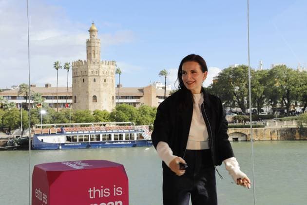 Juliette Binoche poses in Seville on the occasion of the Seville Film Festival, Friday, November 14, 2025 Cordon Press 