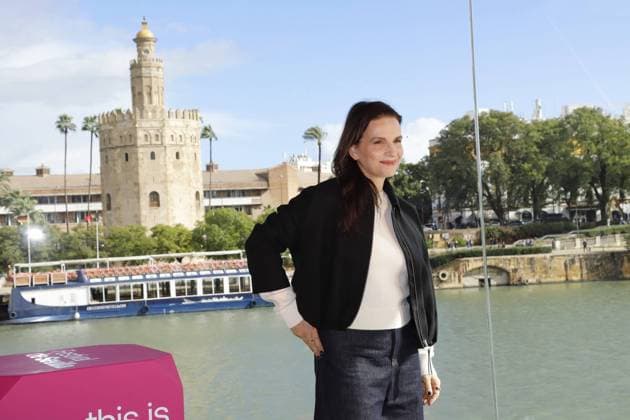 Juliette Binoche poses in Seville on the occasion of the Seville Film Festival, Friday, November 14, 2025 Cordon Press 