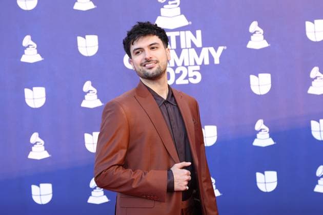 Kakalo arrives for the 26th annual Latin Grammy Awards at the MGM Garden Arena in Las Vegas, Nevada on Thursday, November 13, 2025.  LAV20251113065 JAMESxATOA