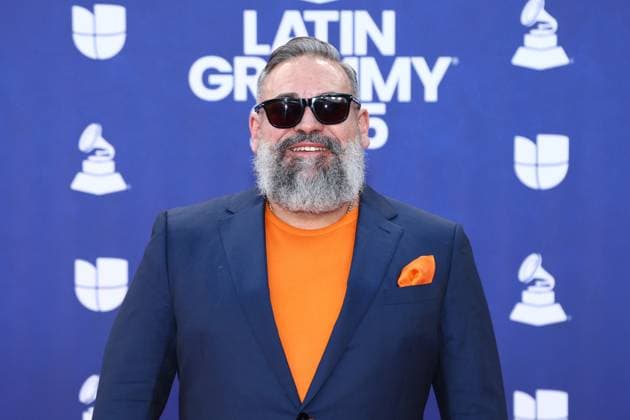 Paris Cabezas arrives for the 26th annual Latin Grammy Awards at the MGM Garden Arena in Las Vegas, Nevada on Thursday, November 13, 2025.  LAV20251113120 JAMESxATOA