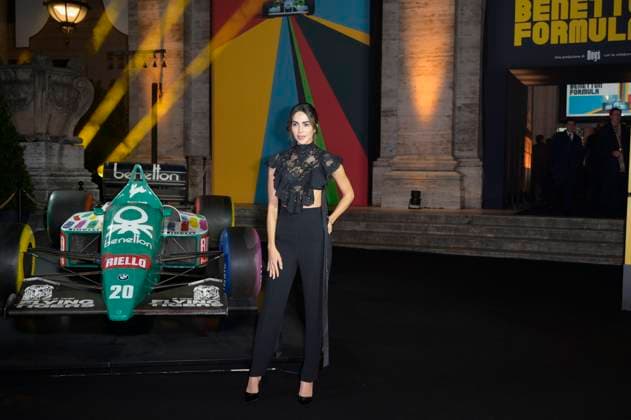 Rocio Munoz Morales bei der Premiere der Sky-Dokumentation Benetton Formula im Space Cinema Moderno. Rom, 13.11.2025