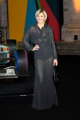 Sveva Alviti bei der Premiere der Sky-Dokumentation Benetton Formula im Space Cinema Moderno. Rom, 13.11.2025