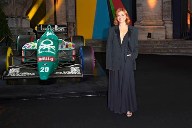 Federica Zacchia bei der Premiere der Sky-Dokumentation Benetton Formula im Space Cinema Moderno. Rom, 13.11.2025