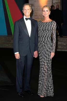 Alessandro Benetton und Gloria Tonon bei der Premiere der Sky-Dokumentation Benetton Formula im Space Cinema Moderno. Rom, 13.11.2025