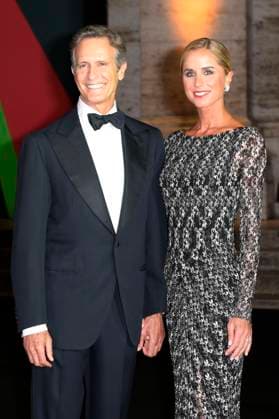 Alessandro Benetton und Gloria Tonon bei der Premiere der Sky-Dokumentation Benetton Formula im Space Cinema Moderno. Rom, 13.11.2025
