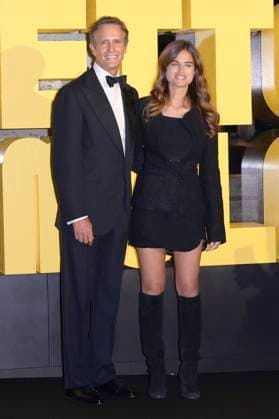 Alessandro Benetton und Martina Ferragamo bei der Premiere der Sky-Dokumentation Benetton Formula im Space Cinema Moderno. Rom, 13.11.2025