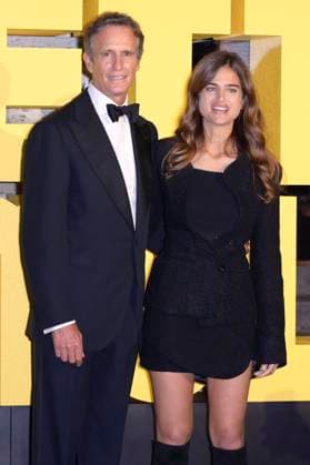 Alessandro Benetton und Martina Ferragamo bei der Premiere der Sky-Dokumentation Benetton Formula im Space Cinema Moderno. Rom, 13.11.2025