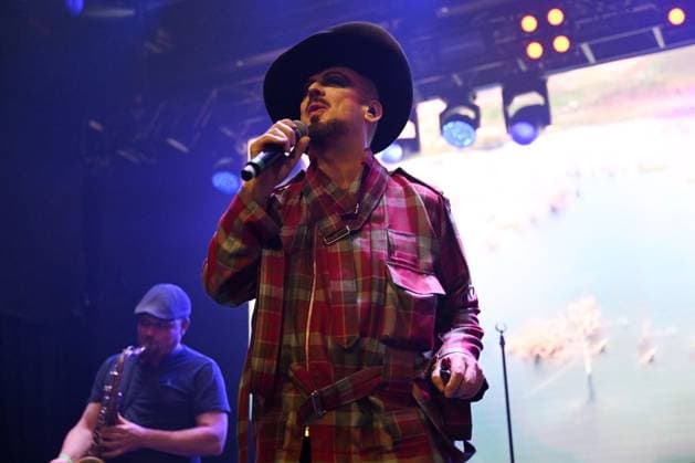 ˜I Love Jamaica™ concert at KOKO in London LONDON, ENGLAND - NOVEMBER 13: Boy George performing for ˜I Love Jamaica™ concert at KOKO on November 13, 2025 in London, England. CAP MAR MAR Great Britain Copyright: xMartinxHarris CapitalxPicturesx