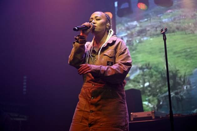 ˜I Love Jamaica™ concert at KOKO in London LONDON, ENGLAND - NOVEMBER 13: Emily SandÃ performing for ˜I Love Jamaica™ concert at KOKO on November 13, 2025 in London, England. CAP MAR MAR Great Britain Copyright: xMartinxHarris CapitalxPicturesx