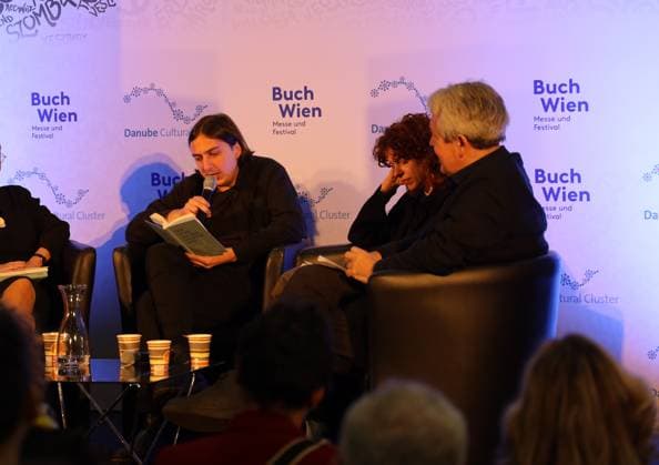 BUCH WIEN 2025 Wien, Messe, 14. 11. 2025 Elias HIRSCHL , Marie GAMILLSCHEG