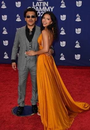 The 26th Annual Latin GRAMMY Awards - Arrivals Christian Nodal and Angela Aguilar attend The 26th Annual Latin GRAMMY Awards at MGM Grand Garden Arena on November 13, 2025 in Las Vegas, Nevada. . Las Vegas MGM Grand Garden Arena Nevada USA Copyright: xCxFlanigan imageSPACEx