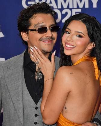 The 26th Annual Latin GRAMMY Awards - Arrivals Christian Nodal and Angela Aguilar attend The 26th Annual Latin GRAMMY Awards at MGM Grand Garden Arena on November 13, 2025 in Las Vegas, Nevada. . Las Vegas MGM Grand Garden Arena Nevada USA Copyright: xCxFlanigan imageSPACEx