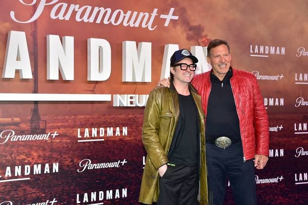 Europapremiere von landmann Bruno Eyron mit Ralf Moeller Ankunft roter Teppich zur Europapremiere von landmann .in berlin am 14.11,2025