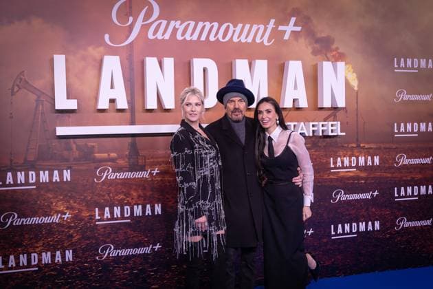 Premiere 2. Staffel LANDMAN Billy Bob Thornton Demi Moore Ali Larter Europapremiere der 2. Staffel von LANDMAN im Kino Zoo Palast in Berlin Copyright: xEventpressxFuhrx