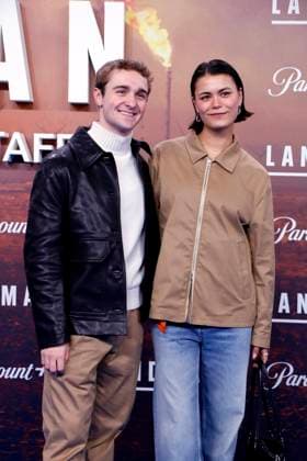 Landman , Europapremiere der 2. Staffel im Zoo Palast, Berlin, 14.11.2025 Luis Vorbach und Tomomi Themann bei der Premiere der 2. Staffel der Serie Landman im Zoo Palast am 14.11.2025 in Berlin. Berlin Zoo Palast Copyright: xAnitaxBuggex