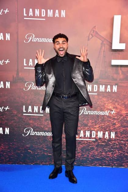 Europapremiere von landmann Internet-Star Younes Zarou Ankunft roter Teppich zur Europapremiere von landmann .in berlin am 14.11,2025