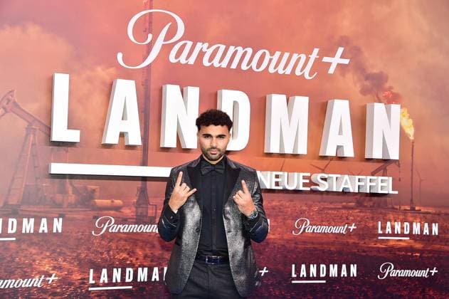 Europapremiere von landmann Internet-Star Younes Zarou Ankunft roter Teppich zur Europapremiere von landmann .in berlin am 14.11,2025
