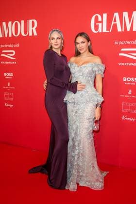 Award - Glamour Women of the Year 2025 - Elena Carriere und Nina Suess beim Glamour Women of the Year Award 2025 im Ritz Carlton Hotel Berlin am 14.11.2025. Copyright: xEventpressxKochanx