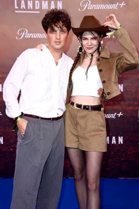 Leo Mahalo und Klaudia Giez bei der Europapremiere der 2. Staffel der Paramount Serie Landman im Zoo Palast. Berlin, 14.11.2025