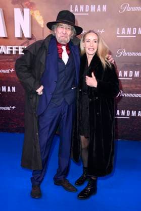 Michael Mendl mit Begleitung bei der Europapremiere der 2. Staffel der Paramount Serie Landman im Zoo Palast. Berlin, 14.11.2025