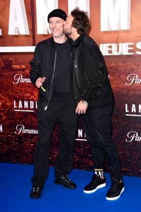 Mark Waschke mit Seumas F. Sargent bei der Europapremiere der 2. Staffel der Paramount Serie Landman im Zoo Palast. Berlin, 14.11.2025