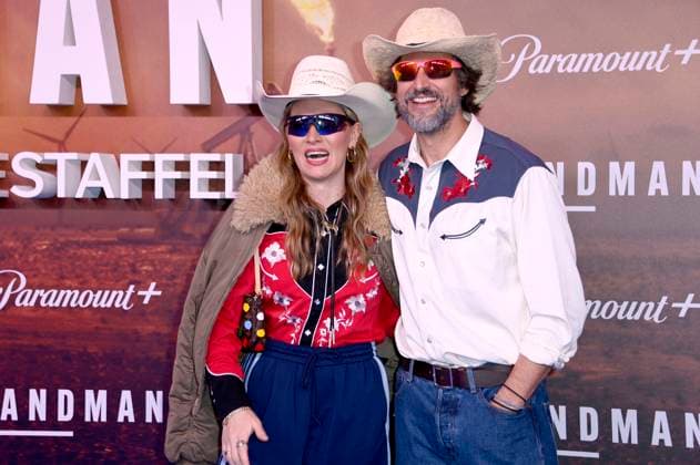 Evelyn Weigert und Tom Beck bei der Europapremiere der 2. Staffel der Paramount Serie Landman im Zoo Palast. Berlin, 14.11.2025