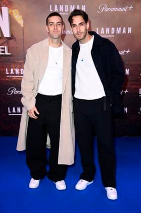 Aaron Keller und Joshua Keller bei der Europapremiere der 2. Staffel der Paramount Serie Landman im Zoo Palast. Berlin, 14.11.2025
