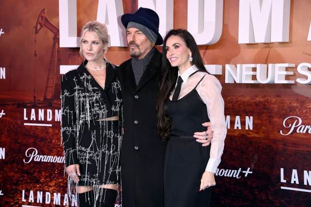 Ali Larter, Billy Bob Thornton und Demi Moore bei der Europapremiere der 2. Staffel der Paramount Serie Landman im Zoo Palast. Berlin, 14.11.2025