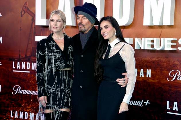 Ali Larter, Billy Bob Thornton und Demi Moore bei der Europapremiere der 2. Staffel der Paramount Serie Landman im Zoo Palast. Berlin, 14.11.2025