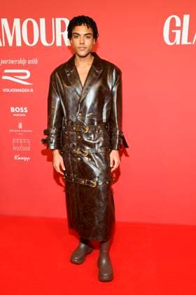 abb GlamourWomen- Lamin Leroy Gibba zu Gast auf dem roten Teppich bei den 3. GLAMOUR WOMEN OF THE YEAR AWARD im The Ritz Carlton Hotel Berlin am 14.11.2025 in Berlin Berlin Deutschland