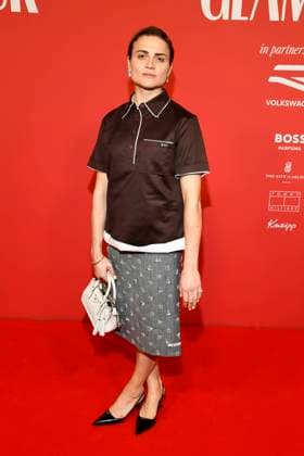 abb GlamourWomen- Mala Emde Schauspielerin zu Gast auf dem roten Teppich bei den 3. GLAMOUR WOMEN OF THE YEAR AWARD im The Ritz Carlton Hotel Berlin am 14.11.2025 in Berlin Berlin Deutschland