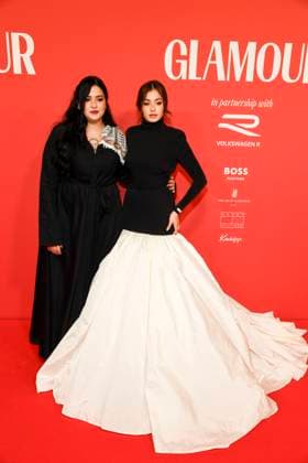 abb GlamourWomen- Sarah Mardini und Yusra Mardini zu Gast auf dem roten Teppich bei den 3. GLAMOUR WOMEN OF THE YEAR AWARD im The Ritz Carlton Hotel Berlin am 14.11.2025 in Berlin Berlin Deutschland