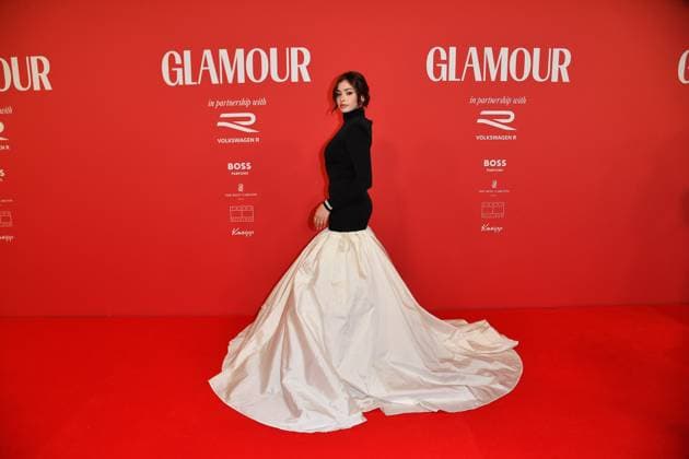 Yusra Mardini bei der Ankunft zu der Verleihung des dritten Glamour Women of the Year Awards im The Ritz Carlton Hotel in Berlin 14.11.2025