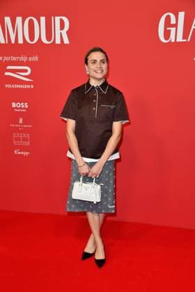 Mala Emde bei der Ankunft zu der Verleihung des dritten Glamour Women of the Year Awards im The Ritz Carlton Hotel in Berlin 14.11.2025
