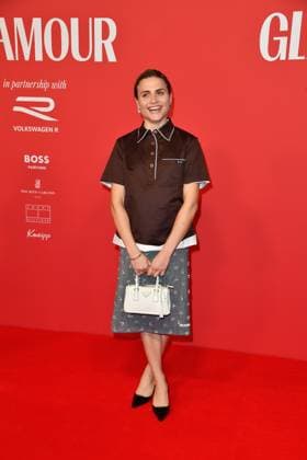 Mala Emde bei der Ankunft zu der Verleihung des dritten Glamour Women of the Year Awards im The Ritz Carlton Hotel in Berlin 14.11.2025