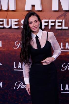 Demi Moore bei der Premiere der 2. Staffel der Serie Landman im Zoo Palast am 14.11.2025 in Berlin.